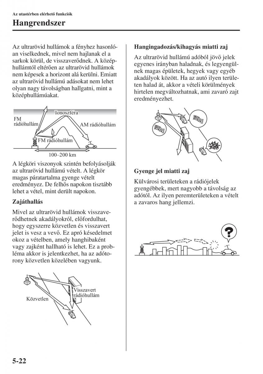 Mazda 3 III Kezelesi utmutato / page 356