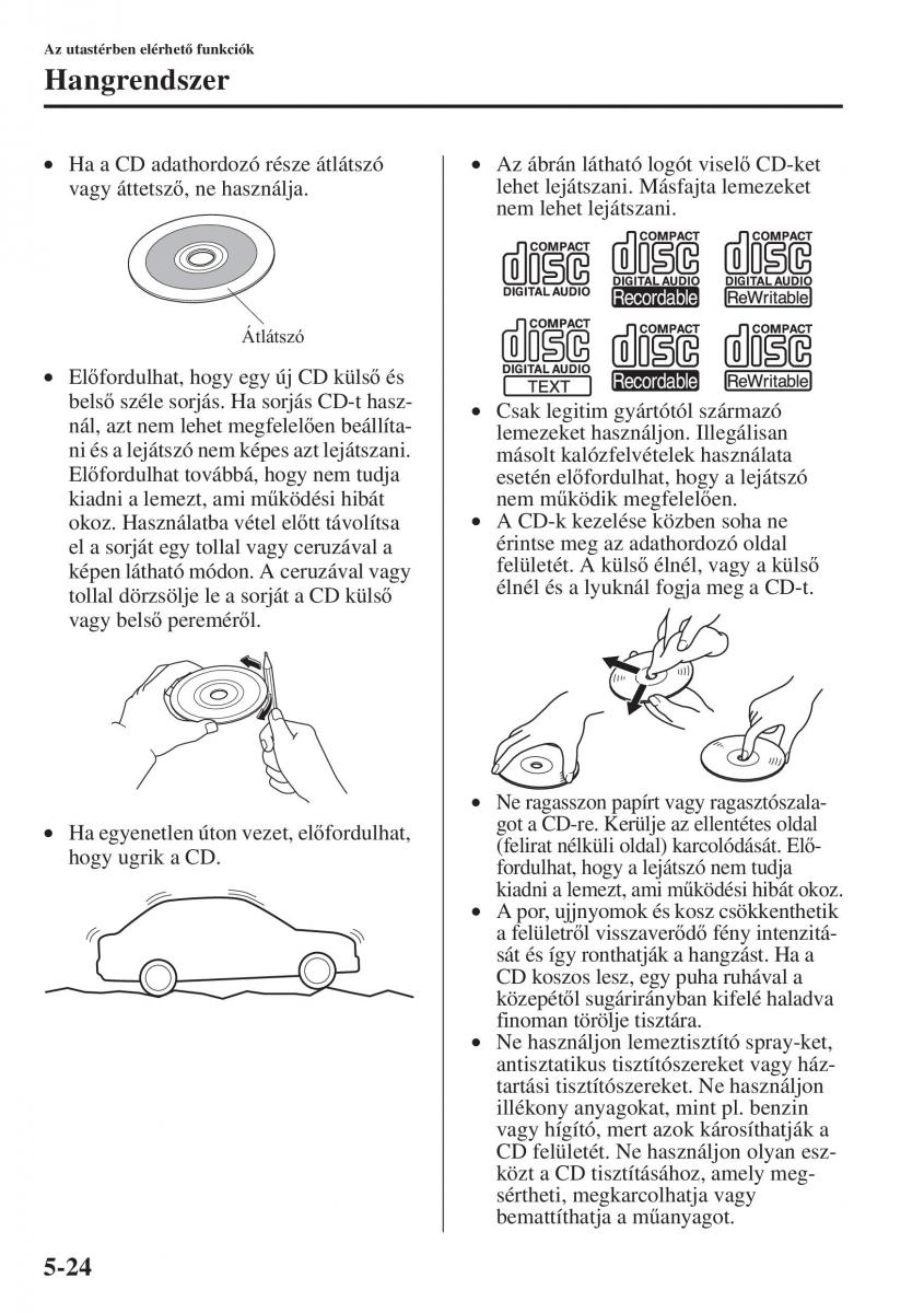 Mazda 3 III Kezelesi utmutato / page 358