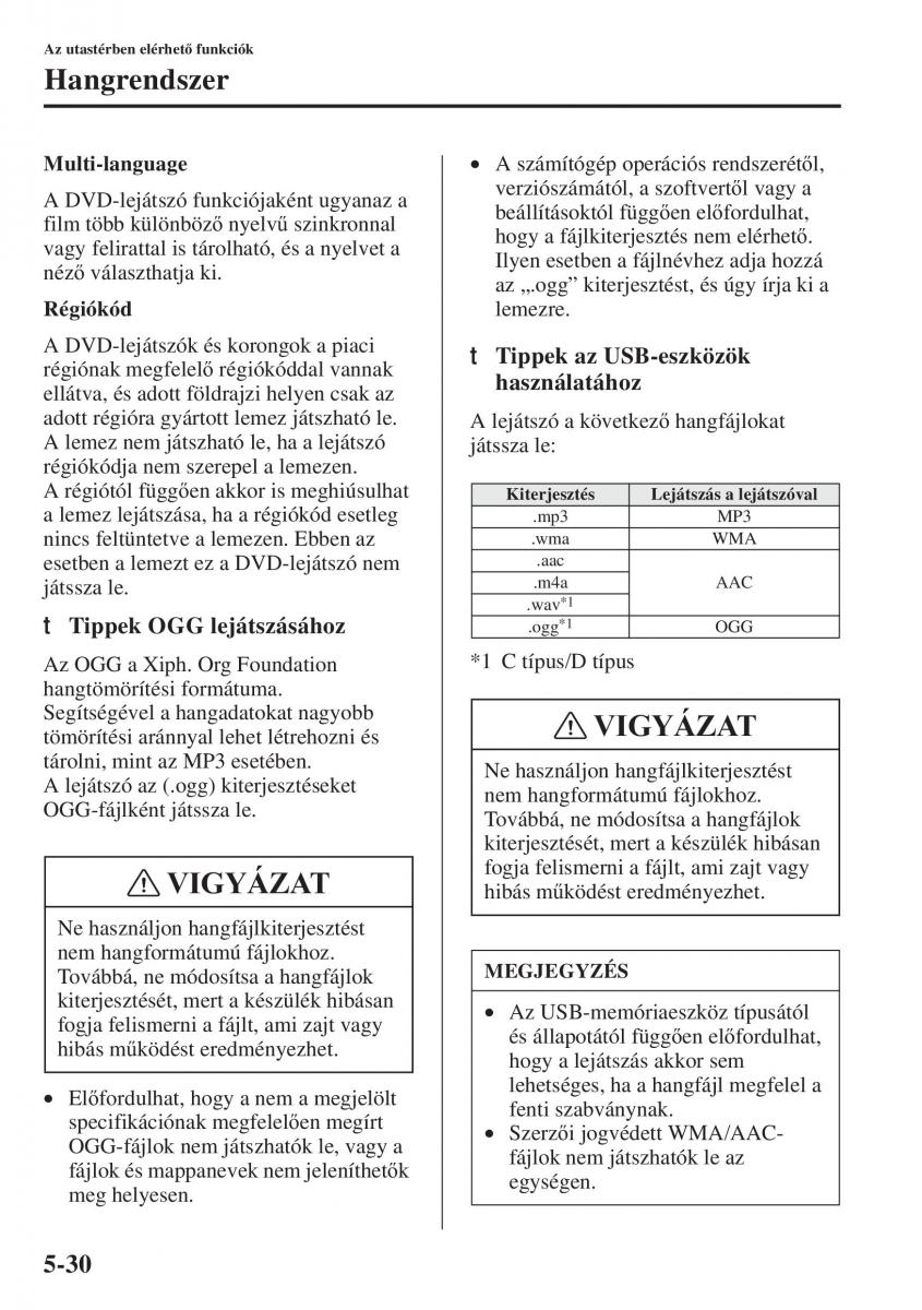 Mazda 3 III Kezelesi utmutato / page 364