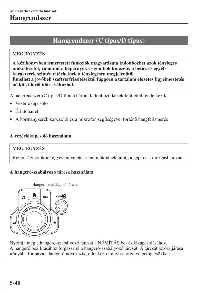 Mazda 3 III Kezelesi utmutato / page 382