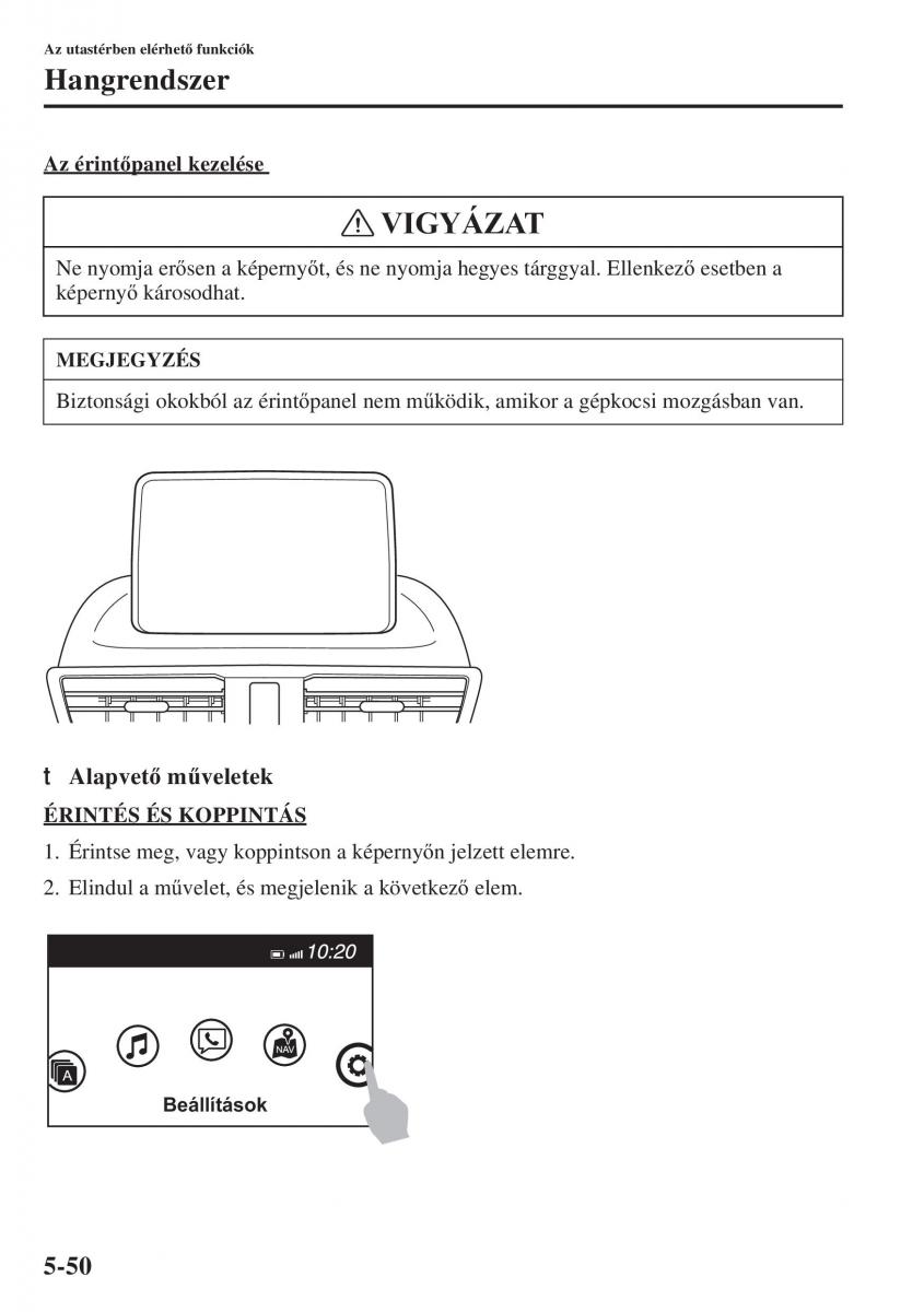 Mazda 3 III Kezelesi utmutato / page 384