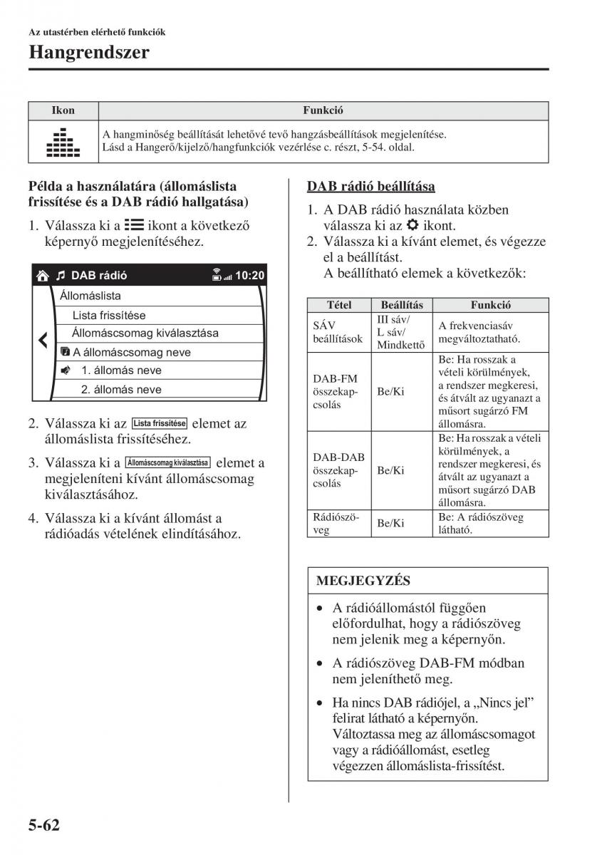 Mazda 3 III Kezelesi utmutato / page 396