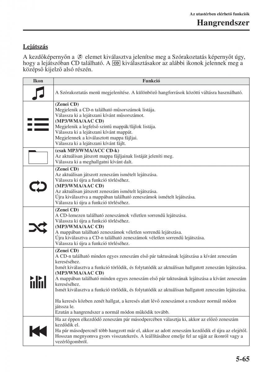 Mazda 3 III Kezelesi utmutato / page 399