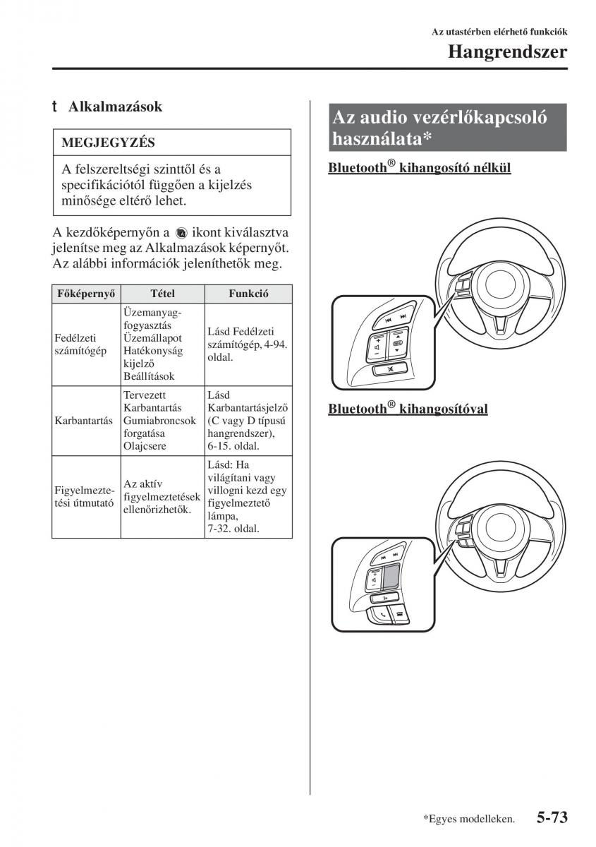 Mazda 3 III Kezelesi utmutato / page 407