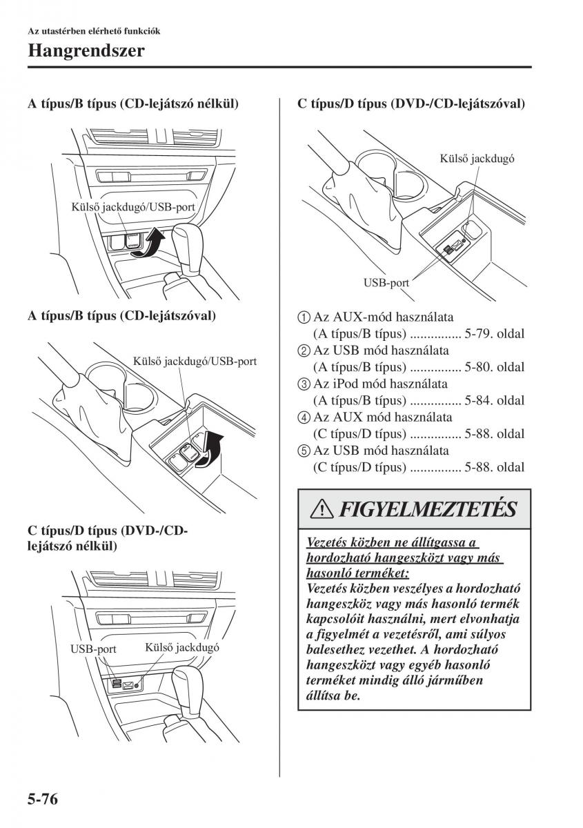 Mazda 3 III Kezelesi utmutato / page 410