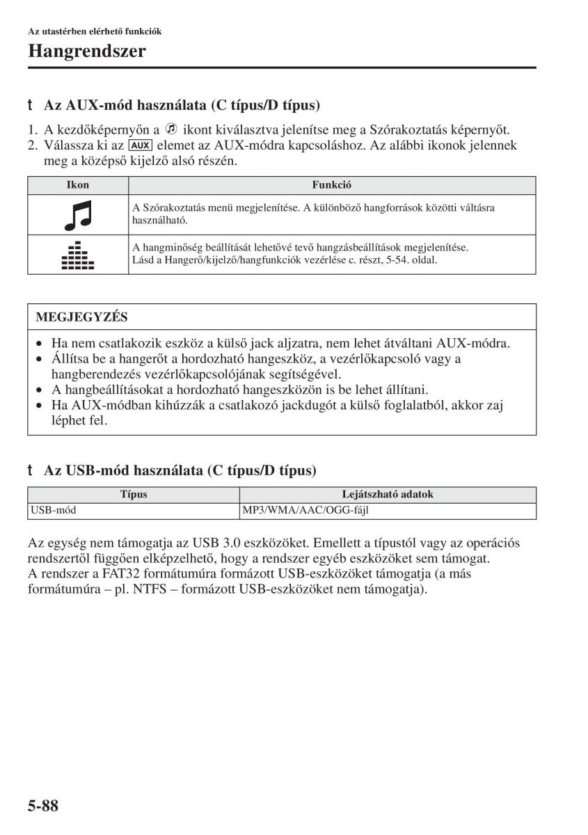 Mazda 3 III Kezelesi utmutato / page 422