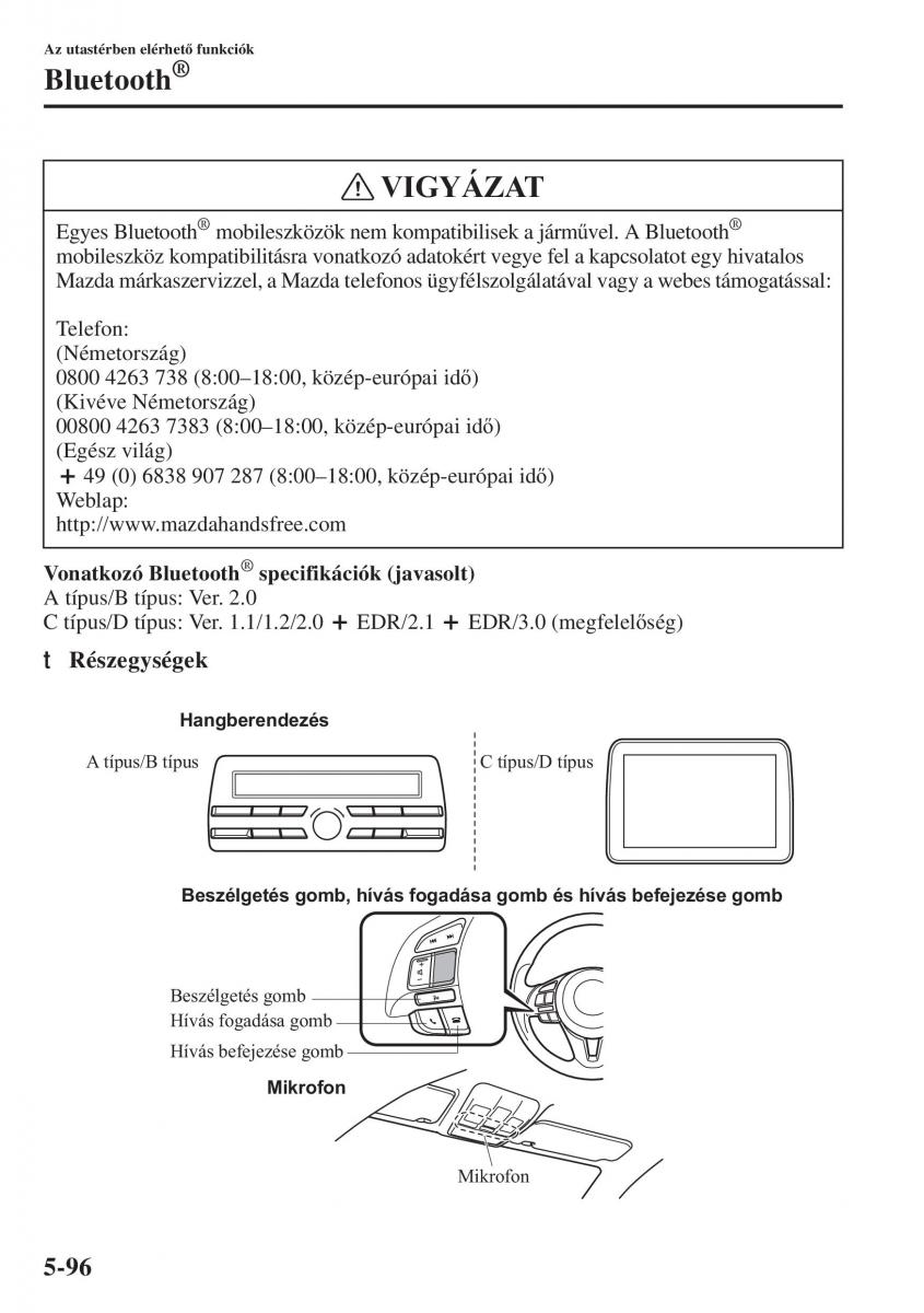 Mazda 3 III Kezelesi utmutato / page 430