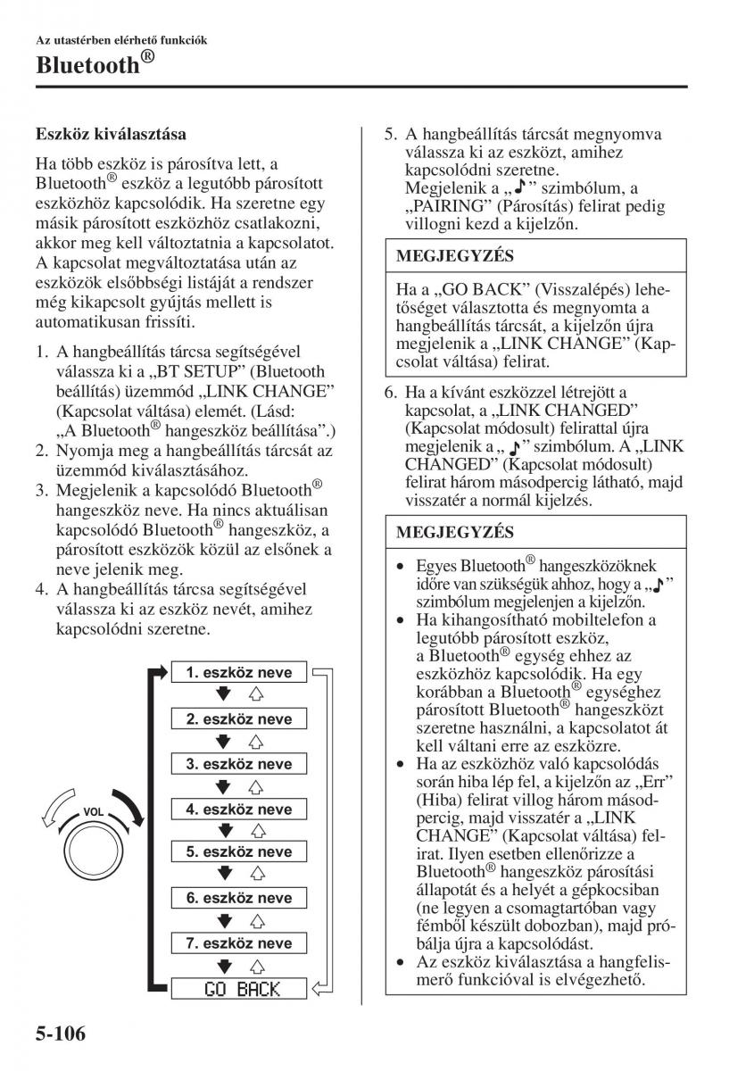 Mazda 3 III Kezelesi utmutato / page 440