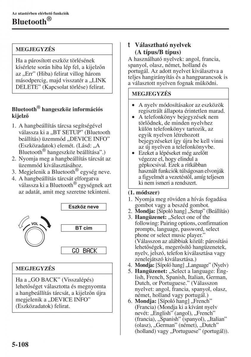 Mazda 3 III Kezelesi utmutato / page 442