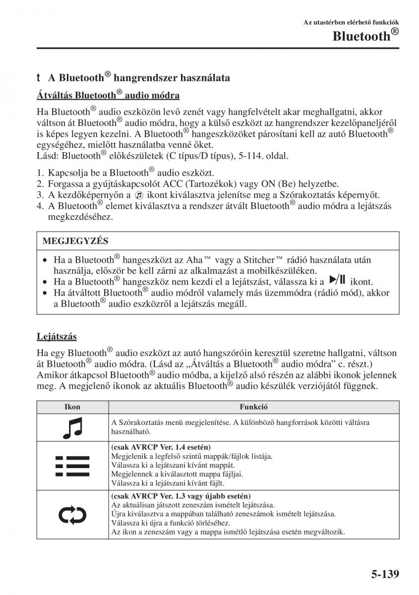 Mazda 3 III Kezelesi utmutato / page 473