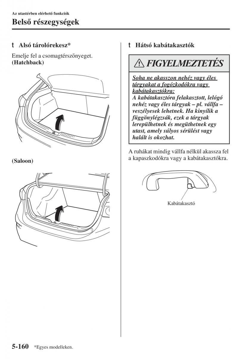 Mazda 3 III Kezelesi utmutato / page 494