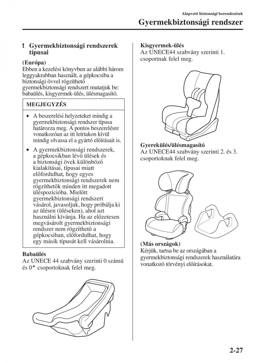 Mazda 3 III Kezelesi utmutato / page 51