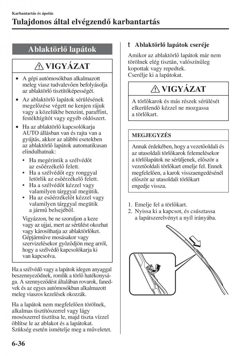 Mazda 3 III Kezelesi utmutato / page 532