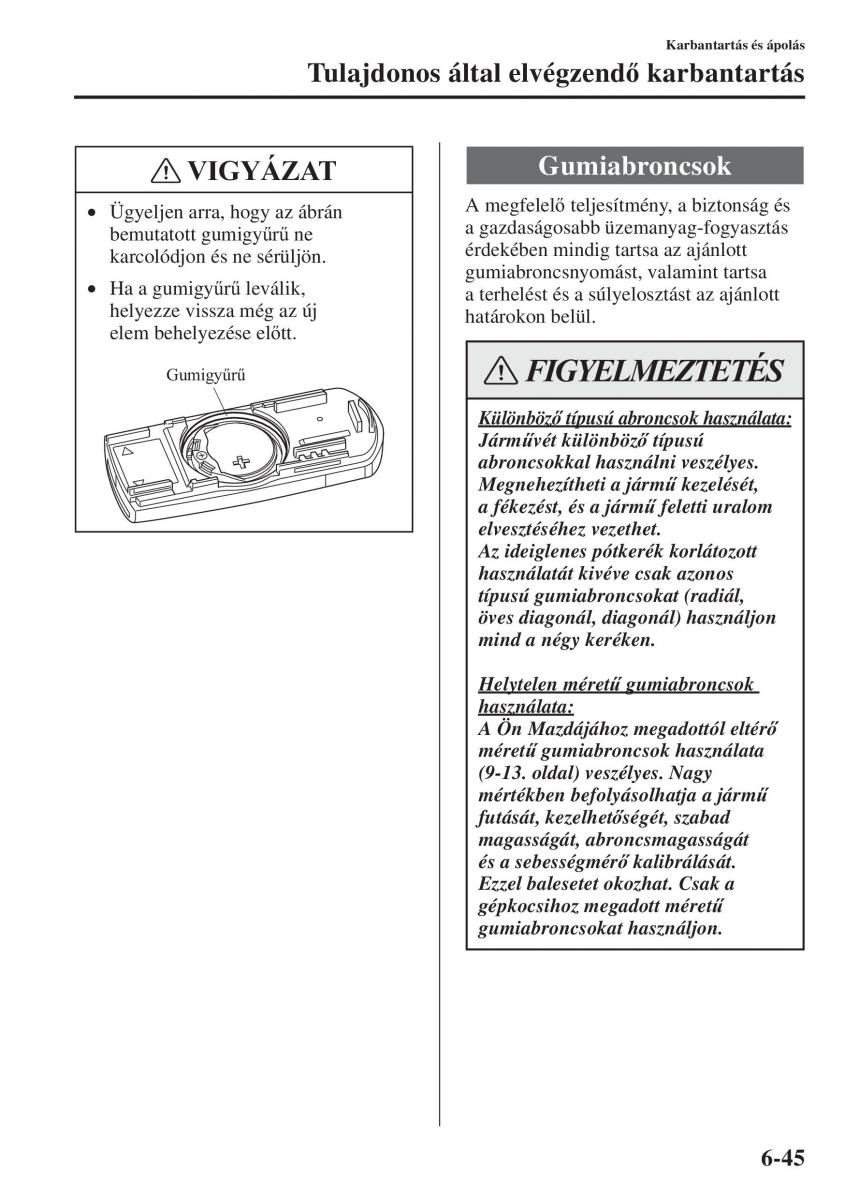 Mazda 3 III Kezelesi utmutato / page 541