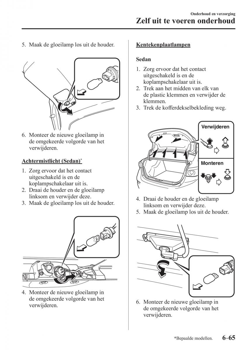 Mazda 3 III handleiding / page 603