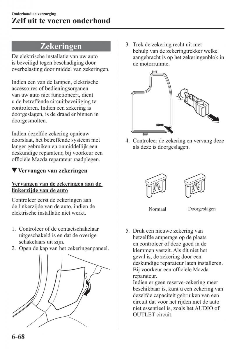 Mazda 3 III handleiding / page 606