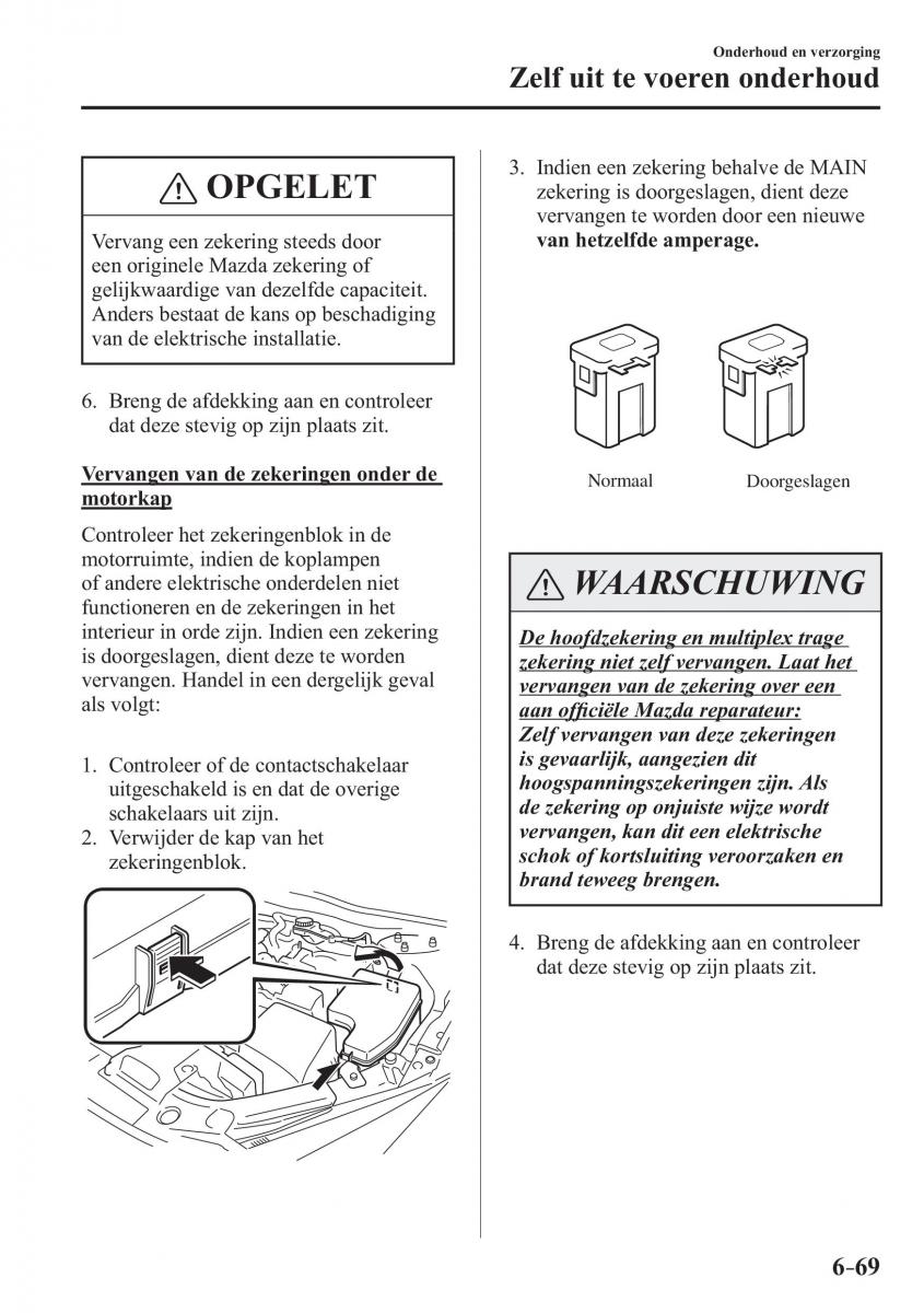 Mazda 3 III handleiding / page 607