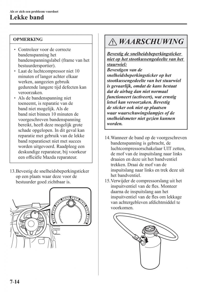 Mazda 3 III handleiding / page 636