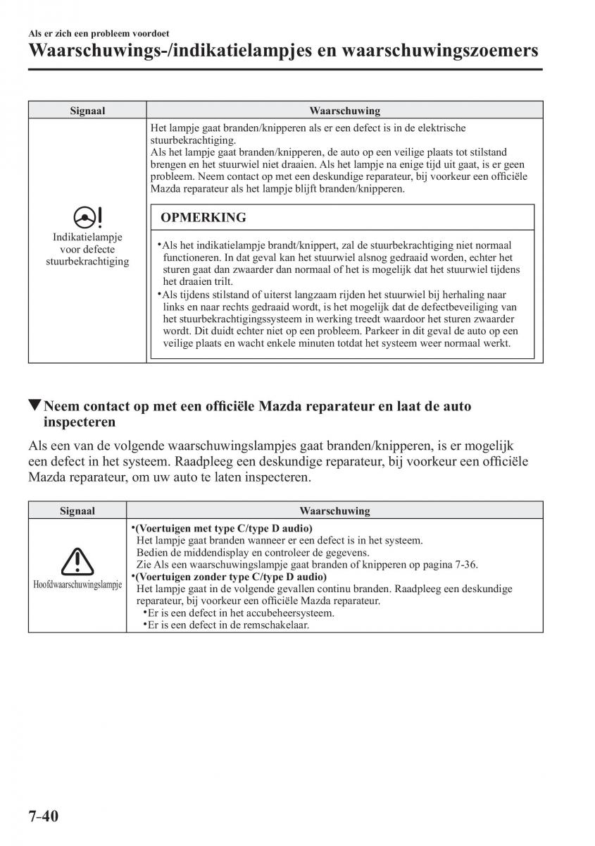 Mazda 3 III handleiding / page 662