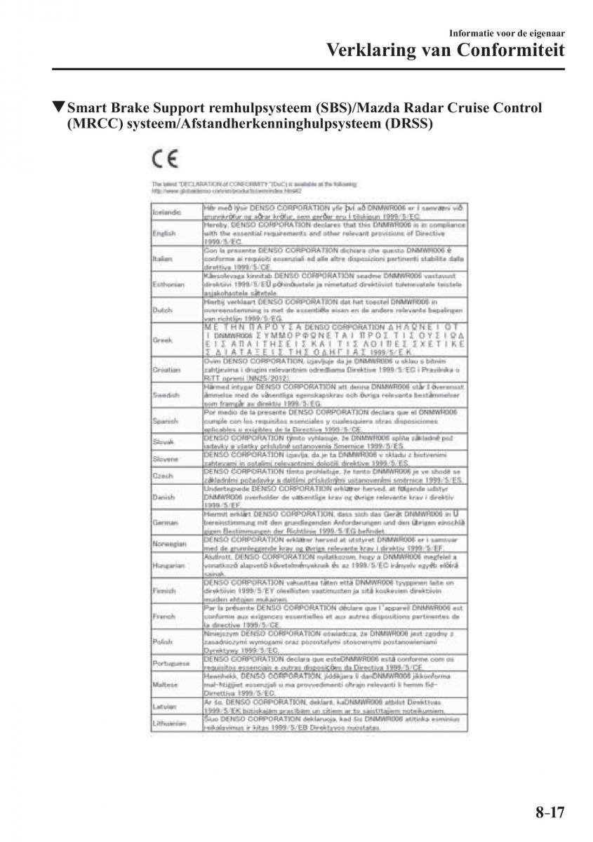 Mazda 3 III handleiding / page 701