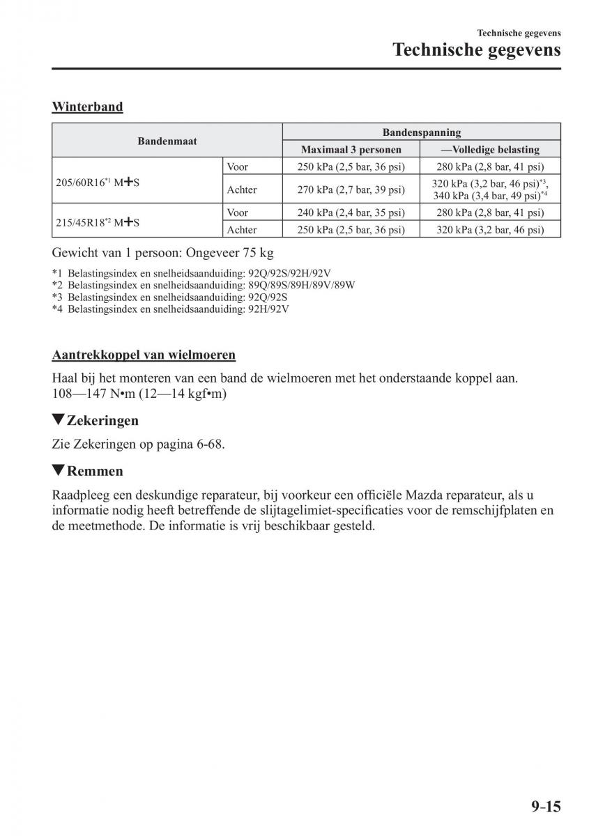 Mazda 3 III handleiding / page 721