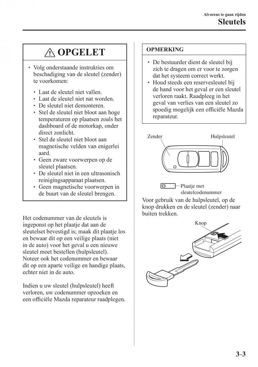 Mazda 3 III handleiding / page 89