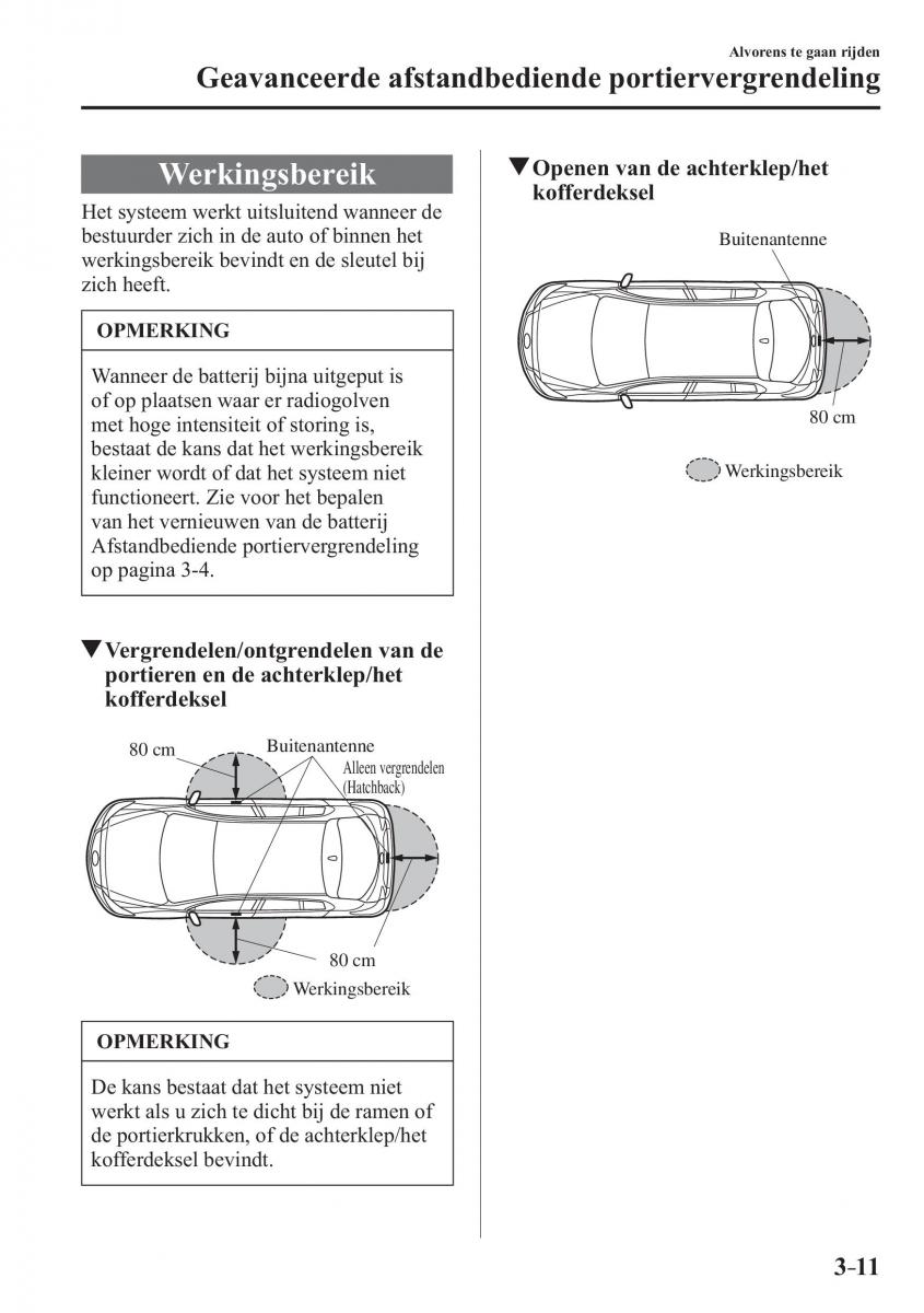 Mazda 3 III handleiding / page 97