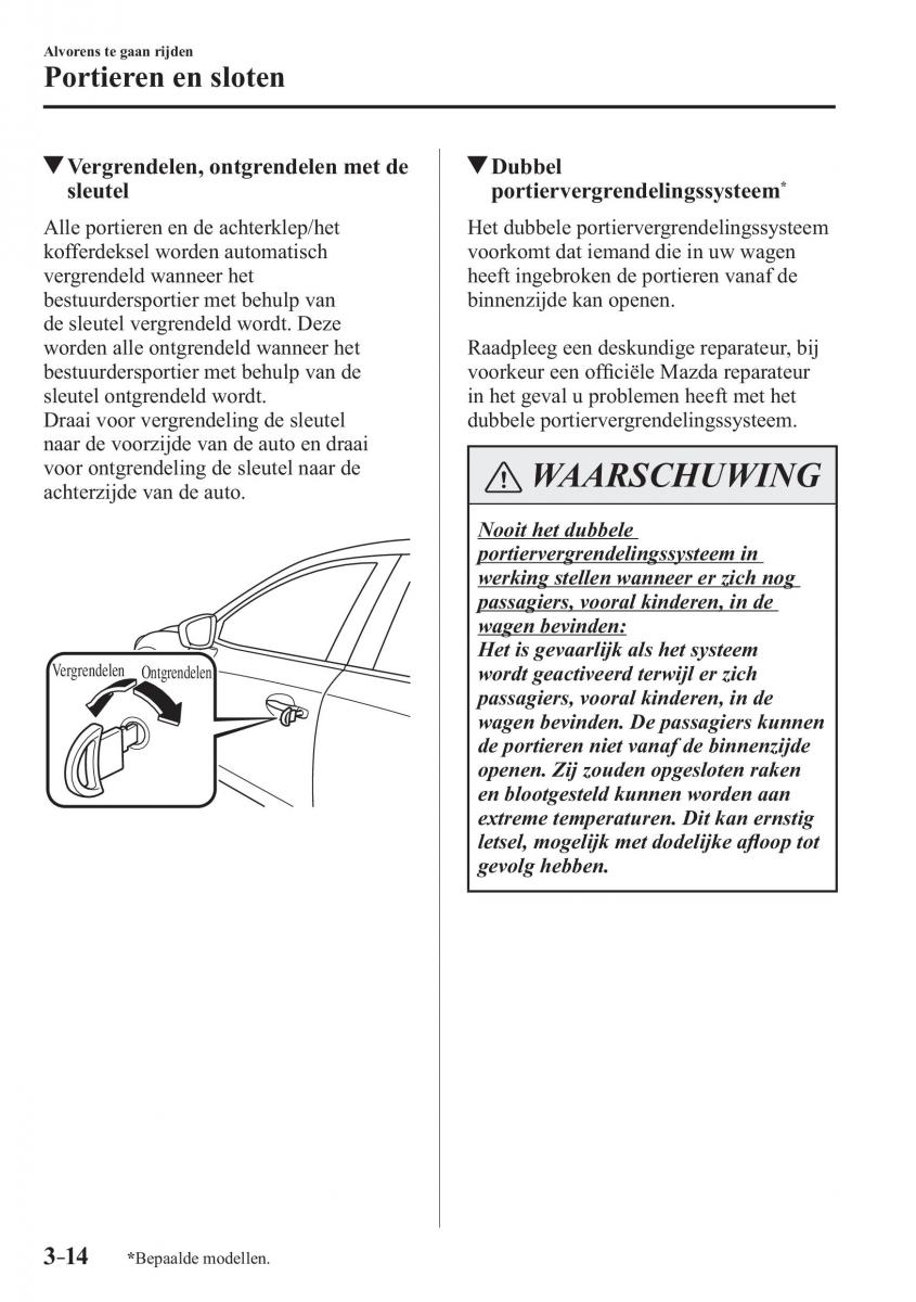 Mazda 3 III handleiding / page 100