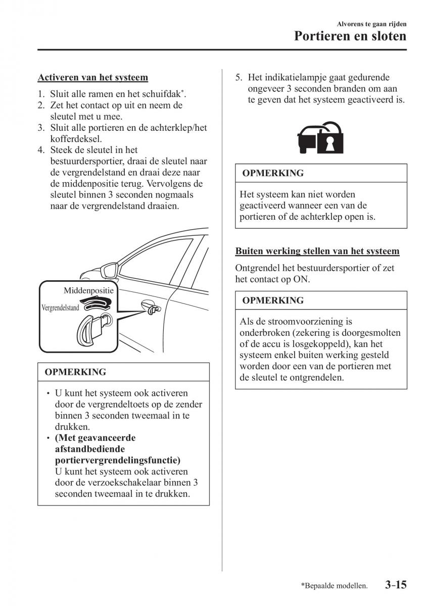 Mazda 3 III handleiding / page 101