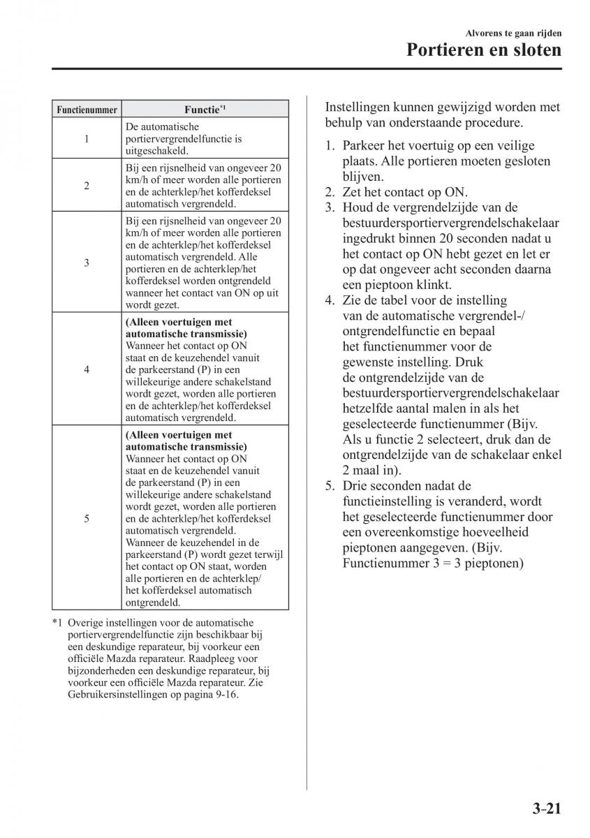 Mazda 3 III handleiding / page 107