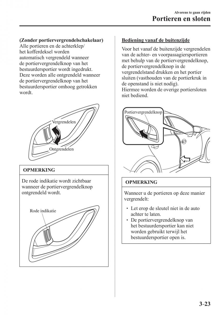 Mazda 3 III handleiding / page 109