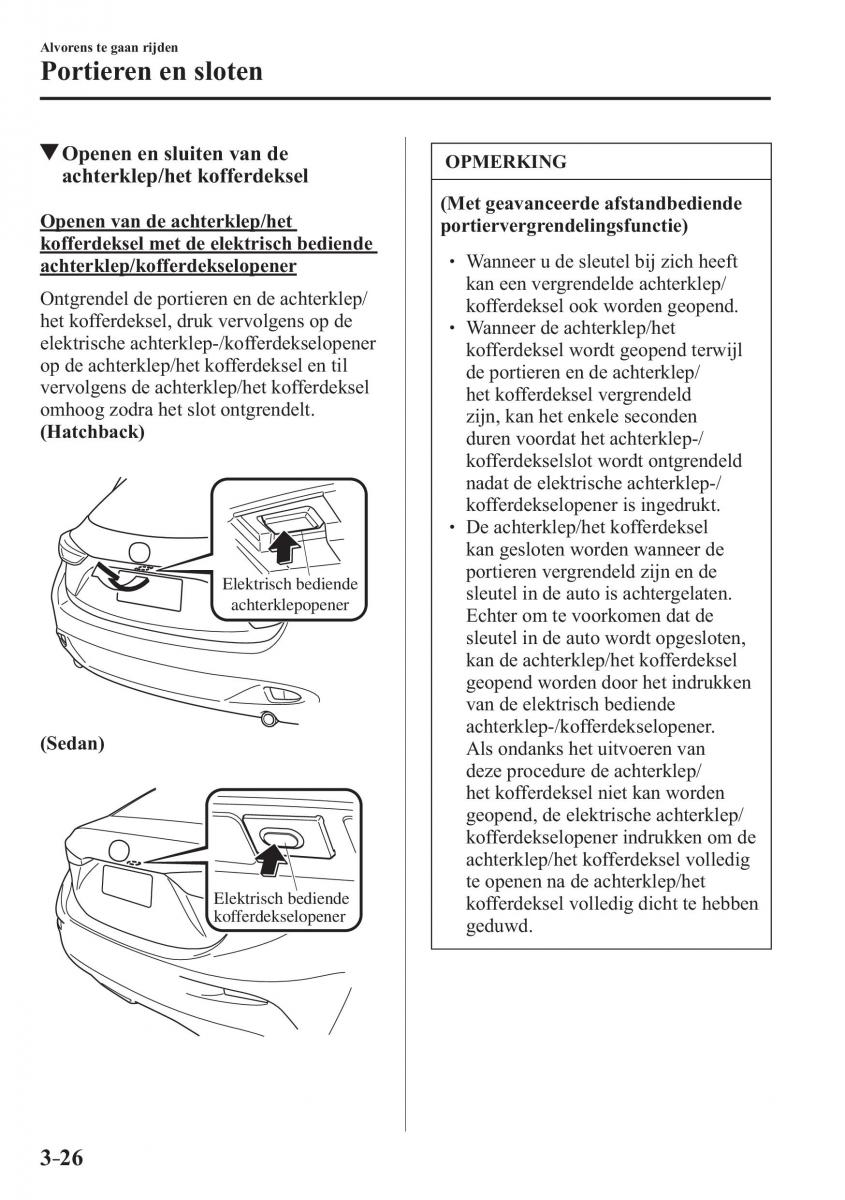 Mazda 3 III handleiding / page 112