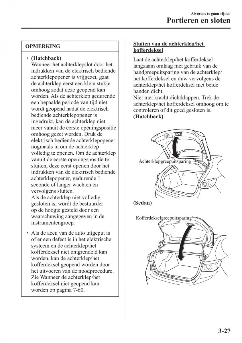 Mazda 3 III handleiding / page 113