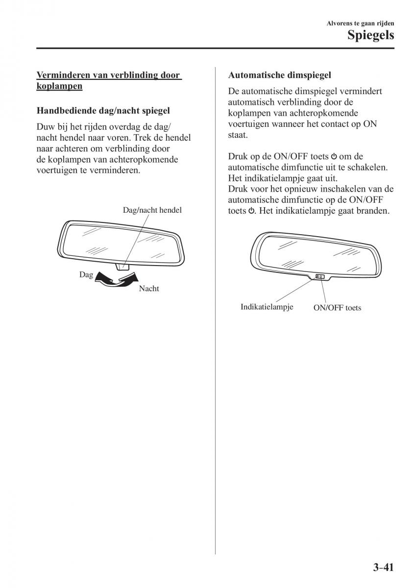 Mazda 3 III handleiding / page 127