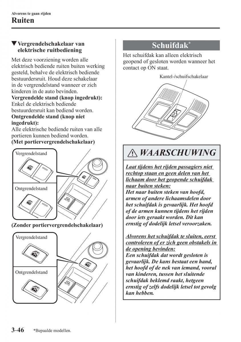 Mazda 3 III handleiding / page 132