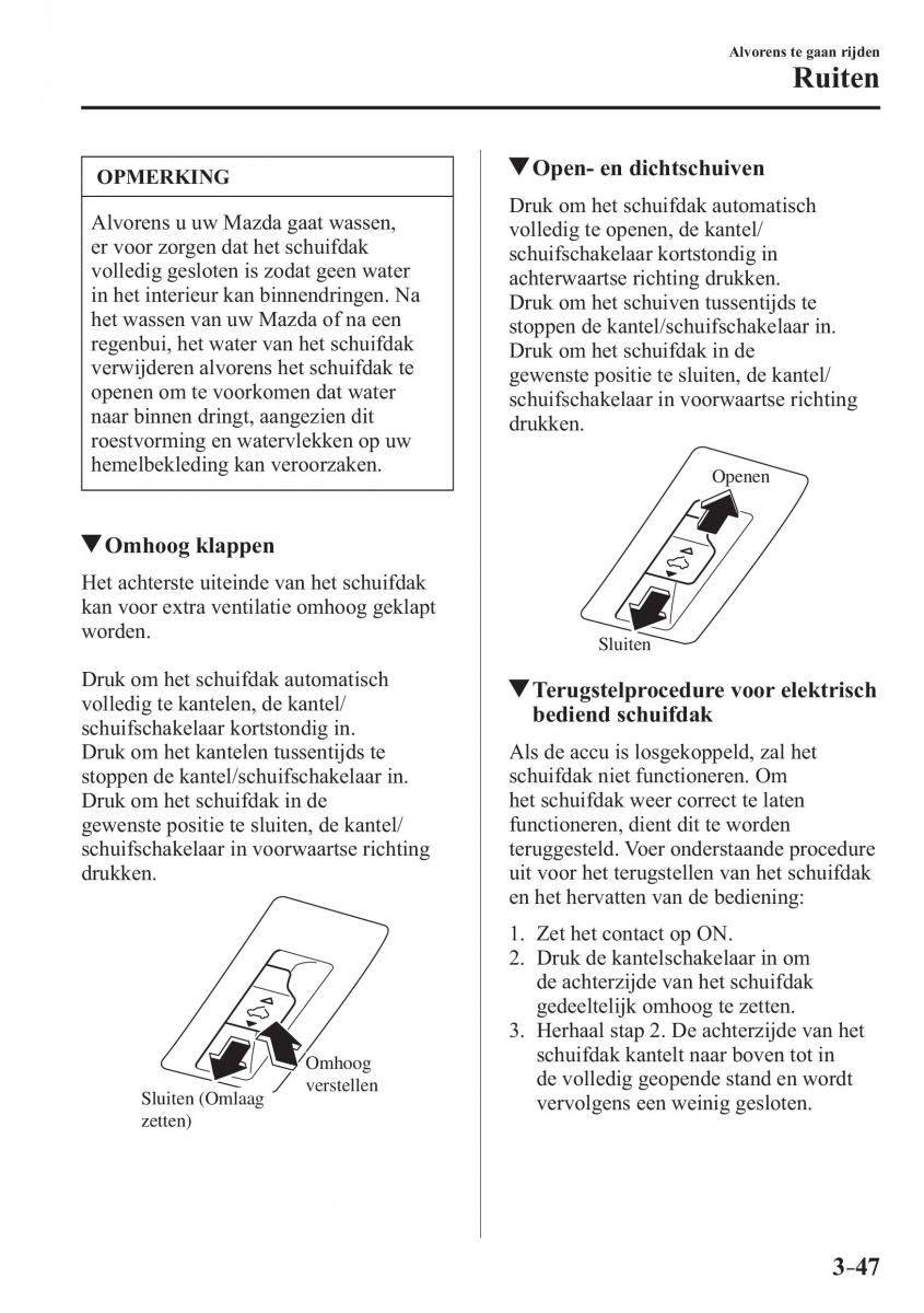 Mazda 3 III handleiding / page 133