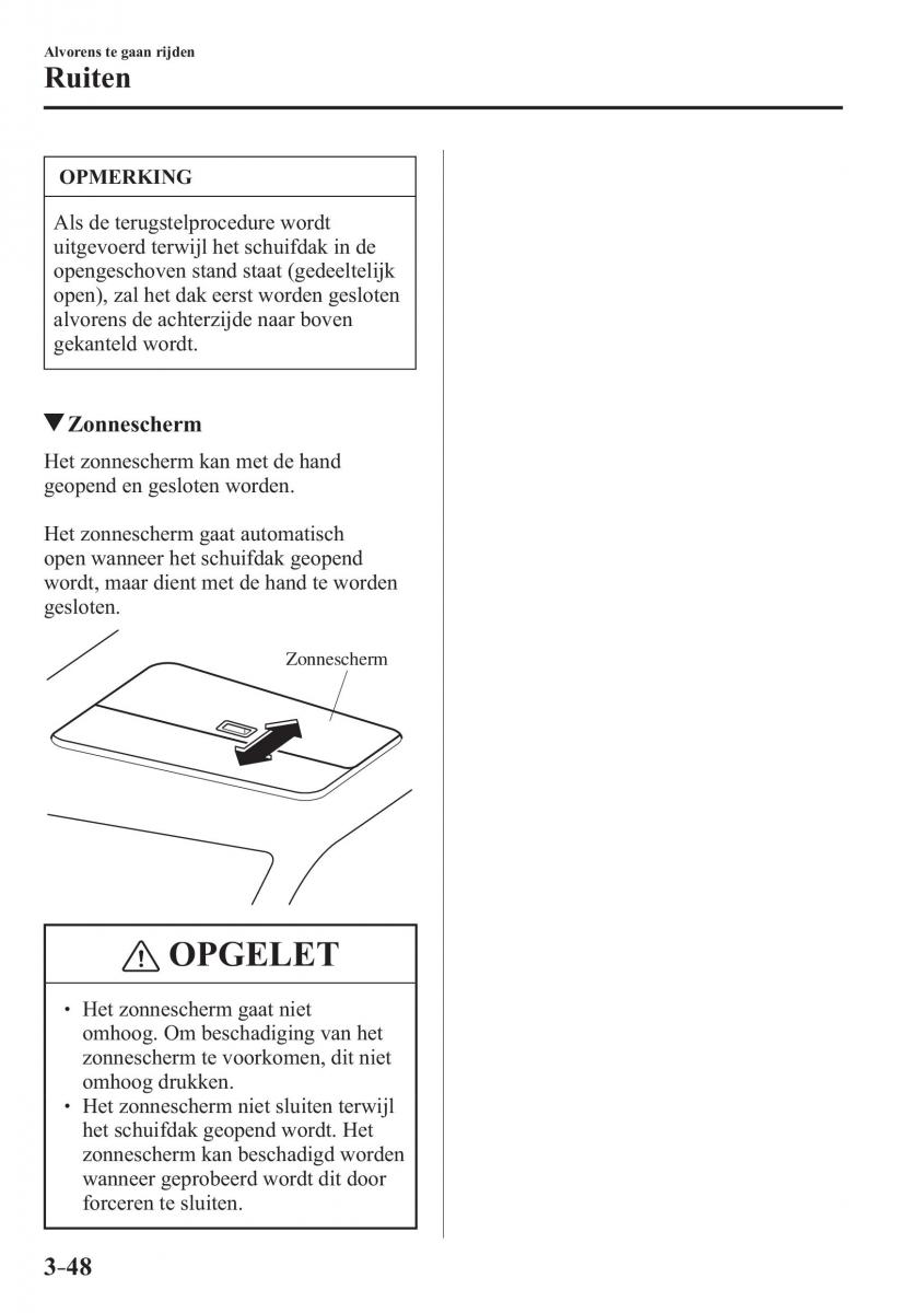 Mazda 3 III handleiding / page 134