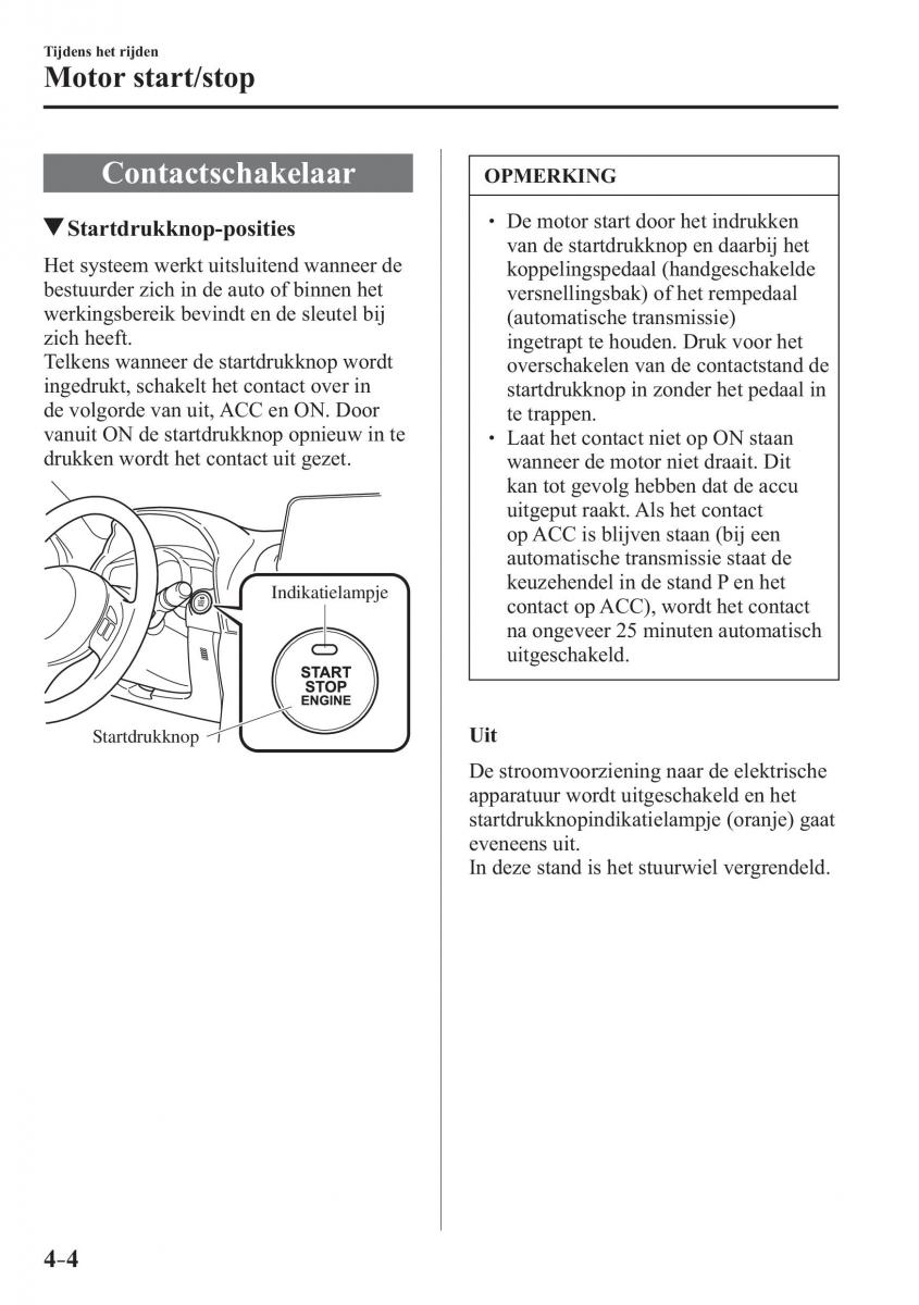 Mazda 3 III handleiding / page 168