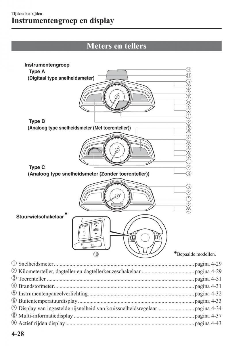 Mazda 3 III handleiding / page 192