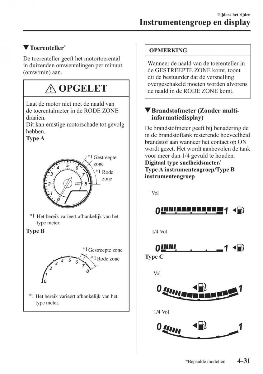 Mazda 3 III handleiding / page 195