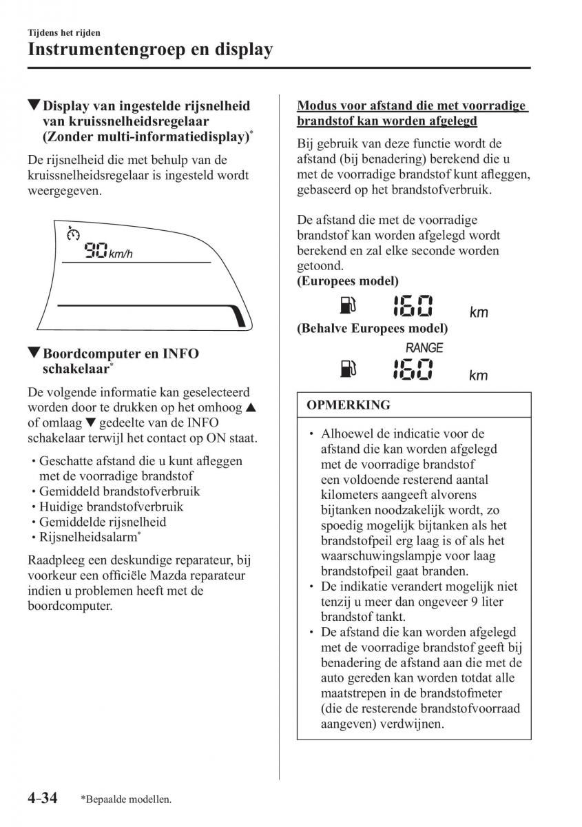 Mazda 3 III handleiding / page 198