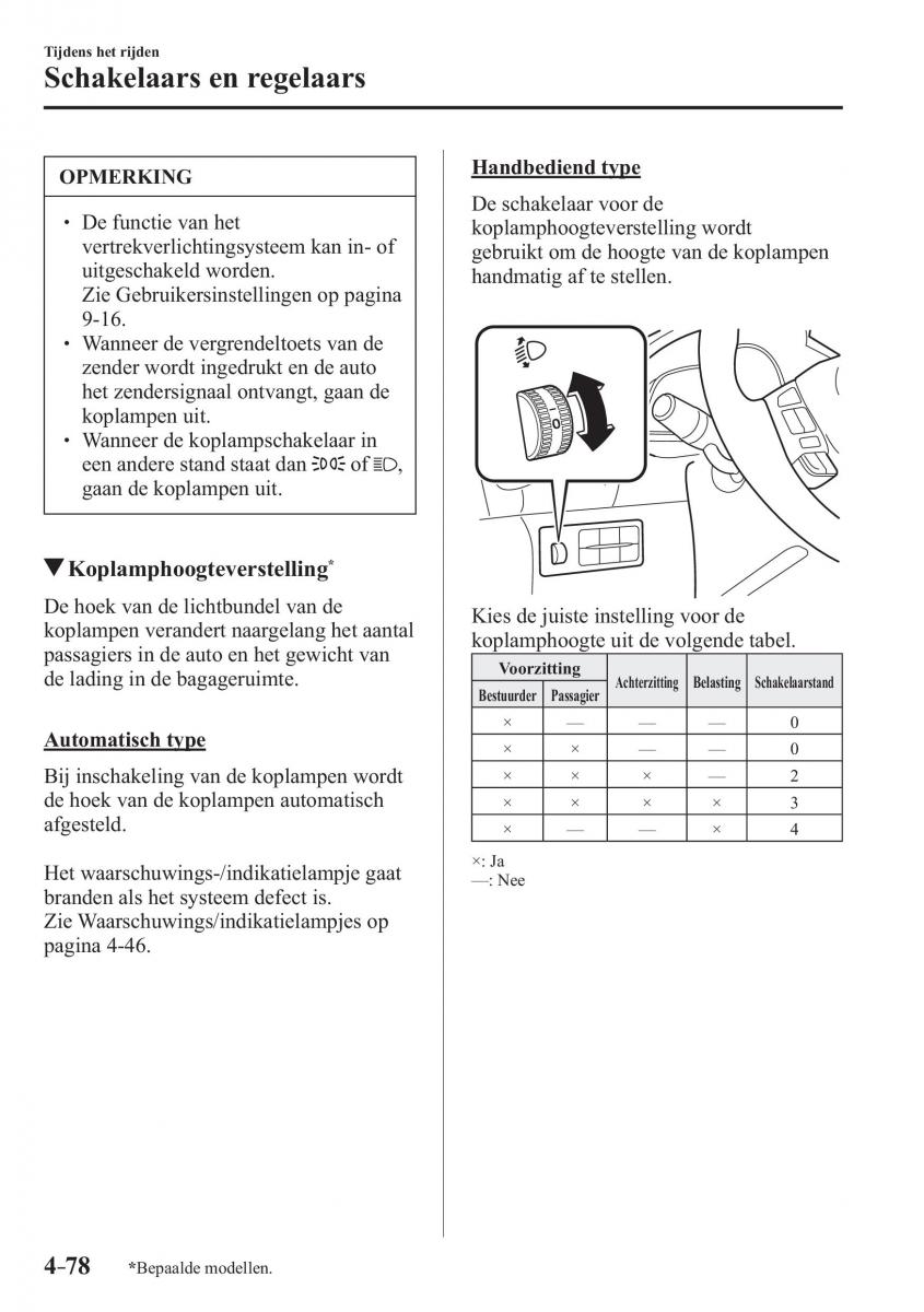 Mazda 3 III handleiding / page 242