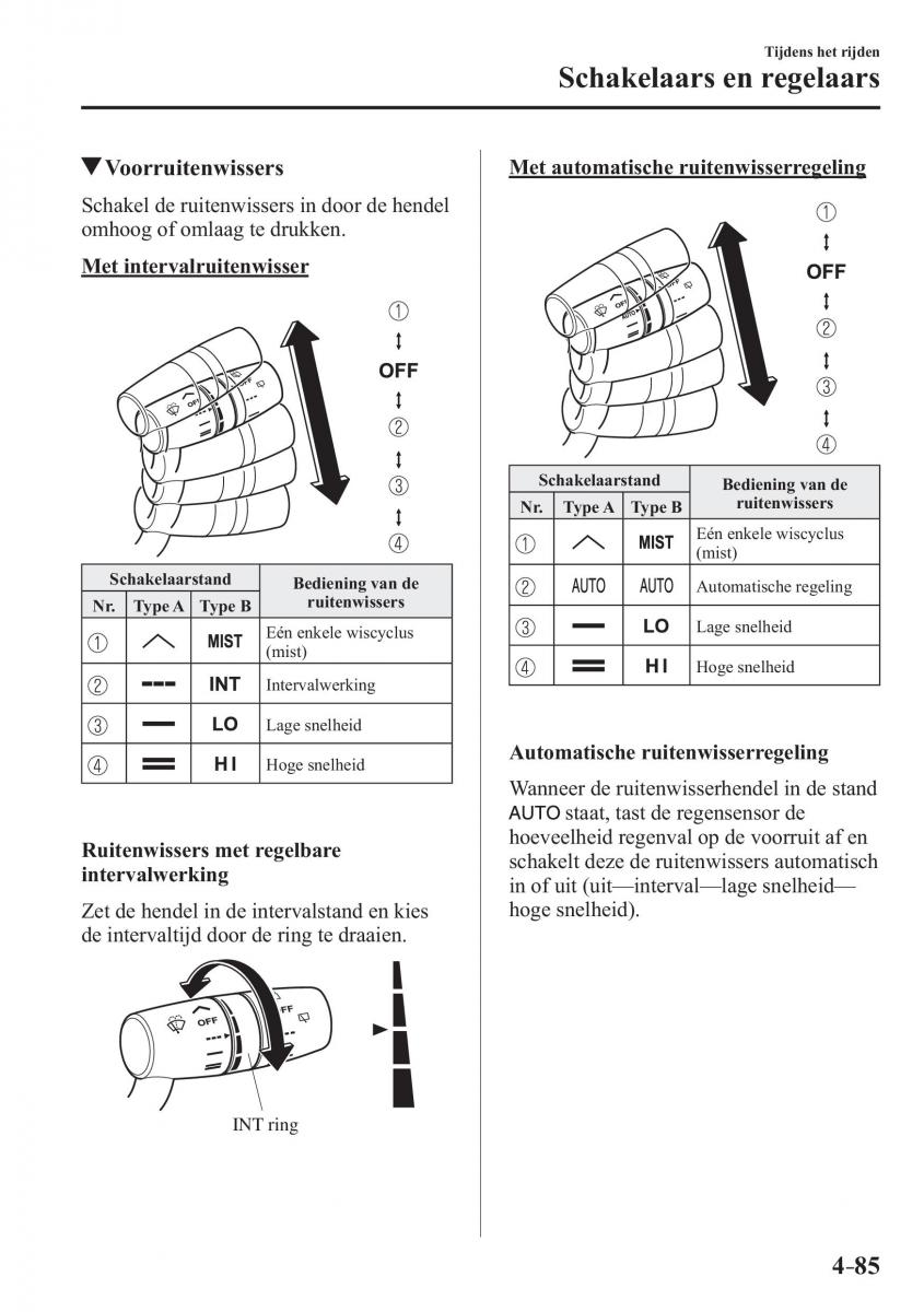 Mazda 3 III handleiding / page 249