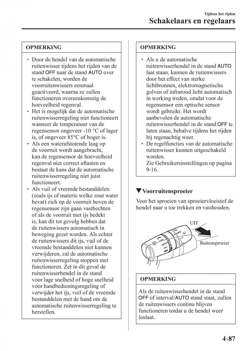 Mazda 3 III handleiding / page 251