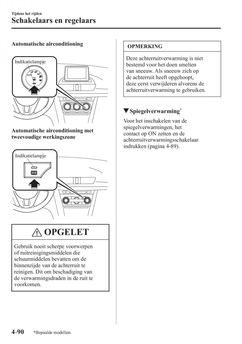 Mazda 3 III handleiding / page 254