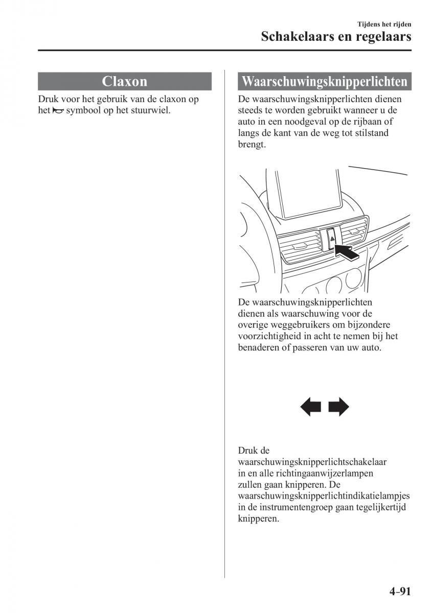 Mazda 3 III handleiding / page 255