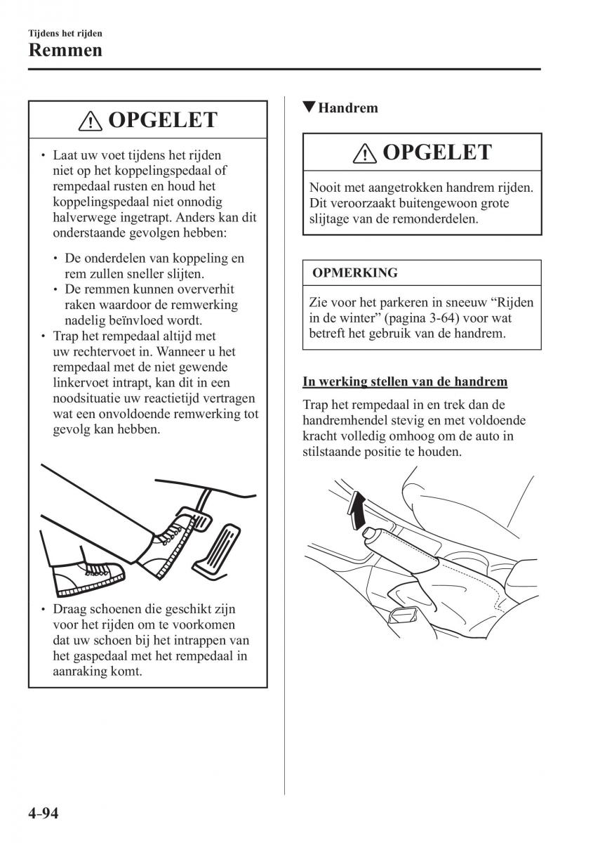 Mazda 3 III handleiding / page 258