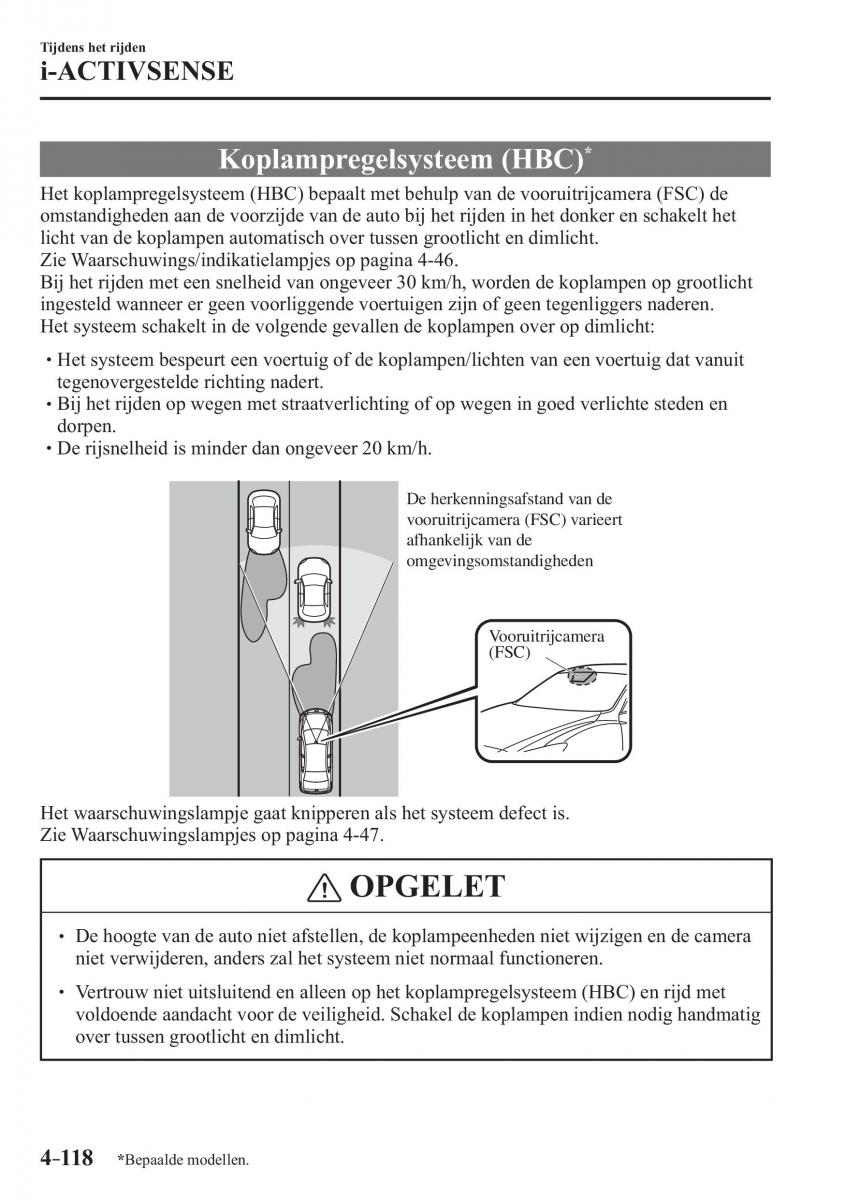 Mazda 3 III handleiding / page 282