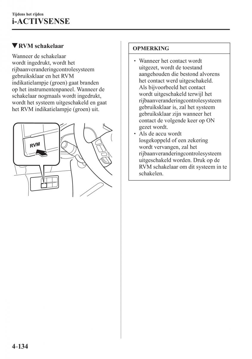 Mazda 3 III handleiding / page 298