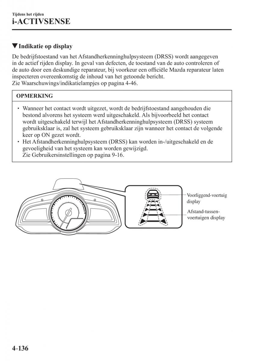 Mazda 3 III handleiding / page 300